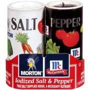 MORTON SALT And PEPPER SHAKERS