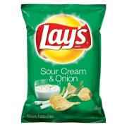 LAYS SOUR CREAM And ONION POTATO CHIPS