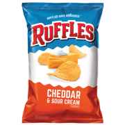 RUFFLES CHEDDAR And SOUR CREAM