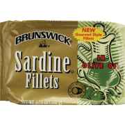BRUNSWICK SARDINES FILLETS IN OLIVE