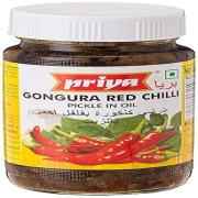 PRIYA GONGURA RED CHILLI PICKEL WITH GARLIC