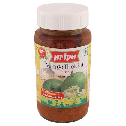 PRIYA MANGO THOKKU PICKLE WITHOUT GARLIC