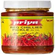 PRIYA RED CHILLI PICKLE WITH GARLIC