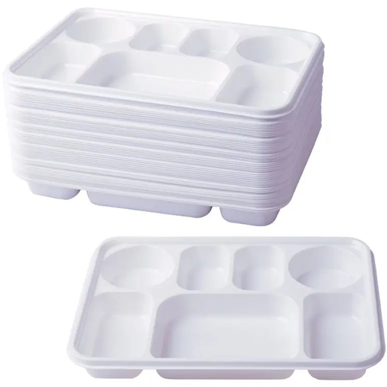 7 COMPARTMENT PLATES