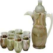 Marble Tea Pot 18cm