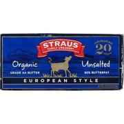 STRAUS UNSALTED BUTTER