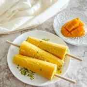 Cylindrical Mango Kulfi
