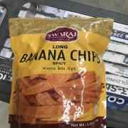 SWARAJ BANANA CHIPS SPICY LONG