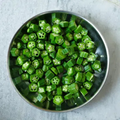 Frozen Okra Cut