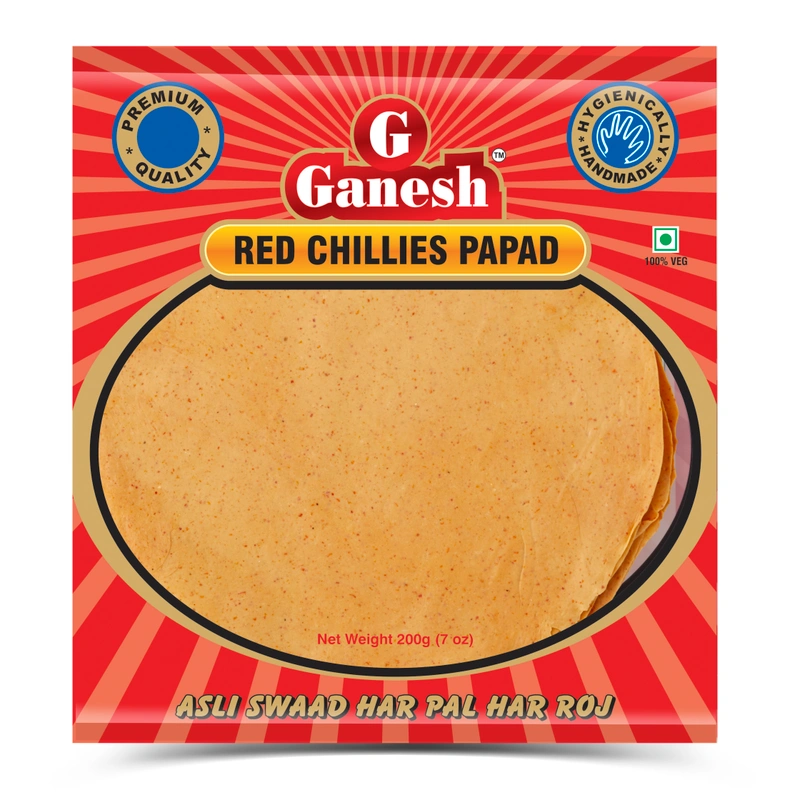 Ganesh Red Chilli Papad