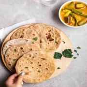 Vegan Uncooked Roti