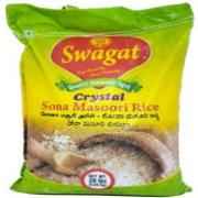 SWAGAT CRYSTAL SONA MASOORI RICE 20 LBS