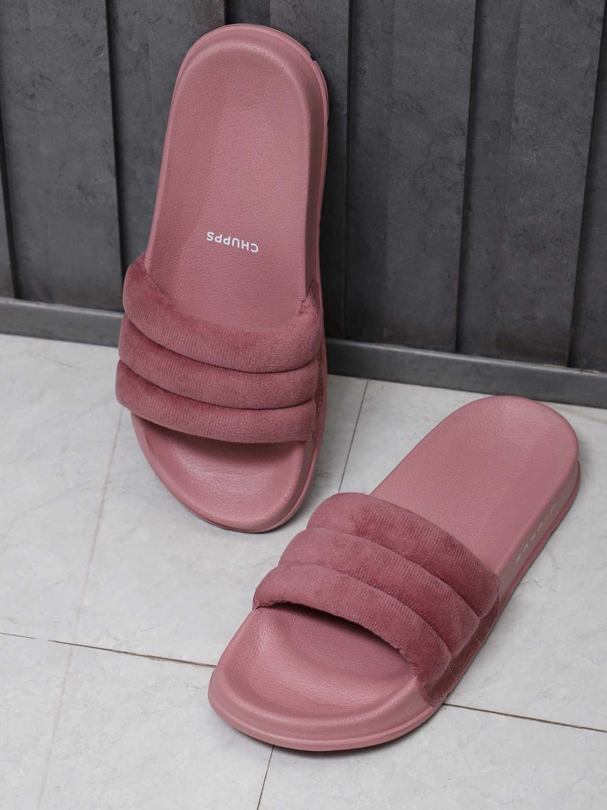 Chupps Womens CLOUD COZY Wine Flipflop  Sliders