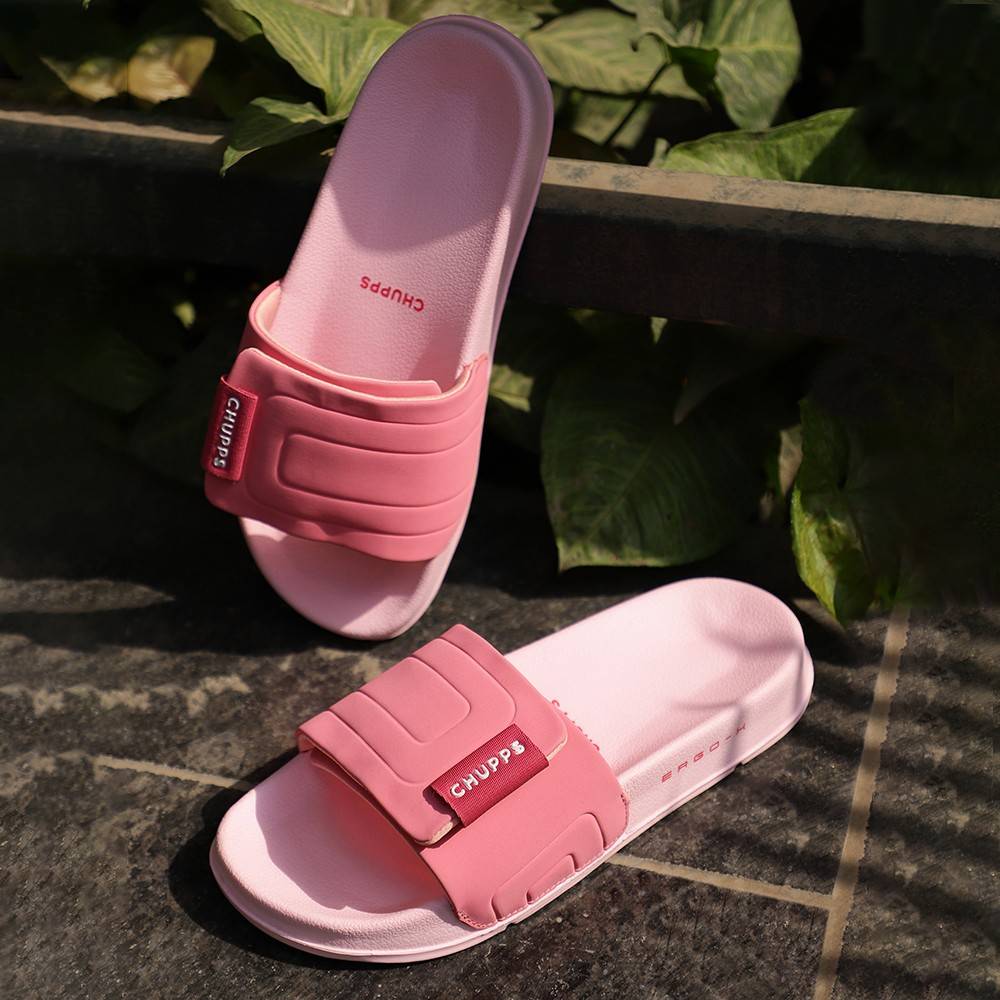 Chupps Womens Quilt Bloom LPink  Pink Flipflop  Sliders