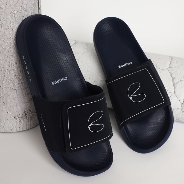 Chupps Mens Urban Edge NAVY NAVY Flip flop Sliders