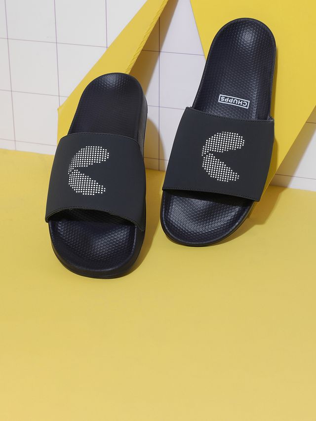 Chupps Mens Dot Fusion NAVY NAVY Flip flop  Sliders