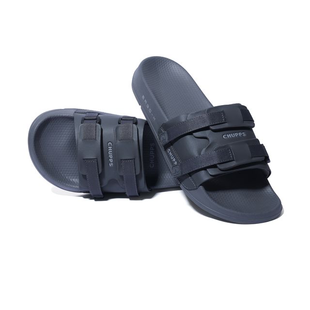 Chupps Mens Element Dark Grey Flip flop Sliders