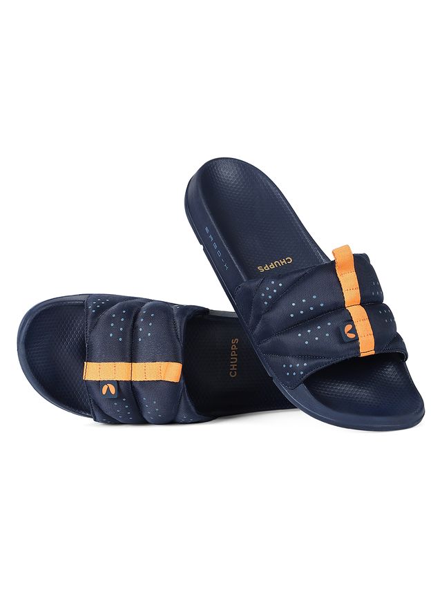 Chupps Mens Turbo Navy navy Flip flop Sliders