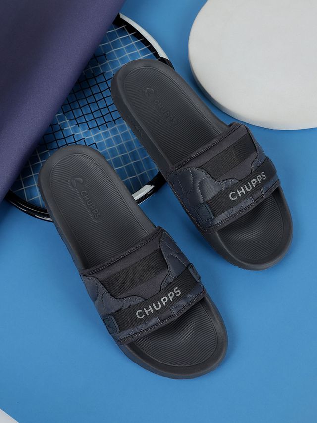 Chupps Mens FORGE DARK GREY Flip flop  Sliders