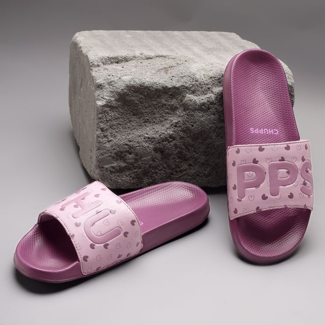 Chupps Womens Lovebug Dark Purple Flip flop Sliders