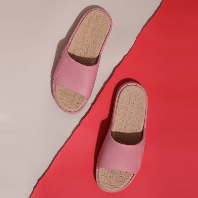 Chupps Womens Nova Pink Pale Flip flop Sliders