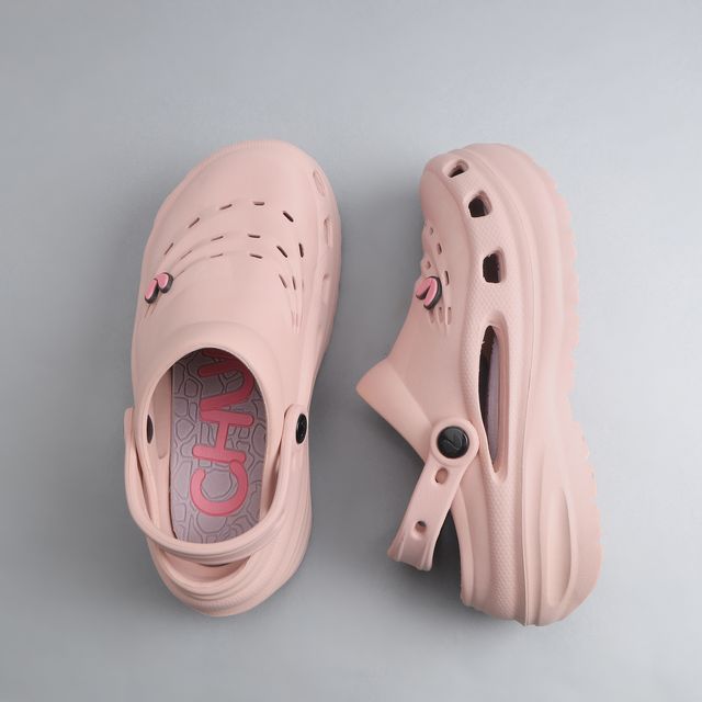 Chupps Womens Eden Peach pink Flip flop Sliders