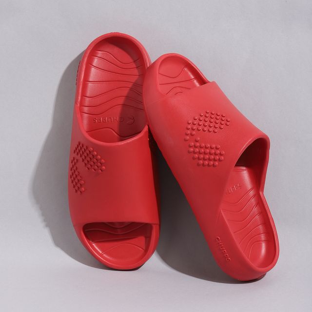Chupps Mens Chupster Red Riot Flip flop Sliders