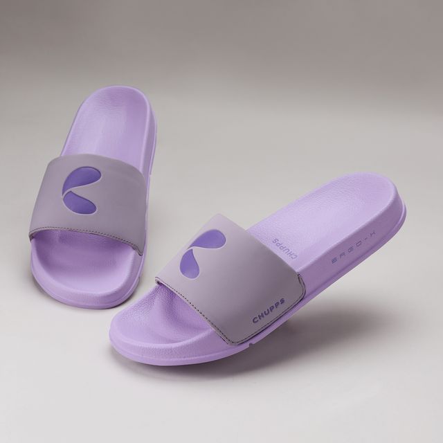 Chupps Womens SERRA Purple Flip flop Sliders