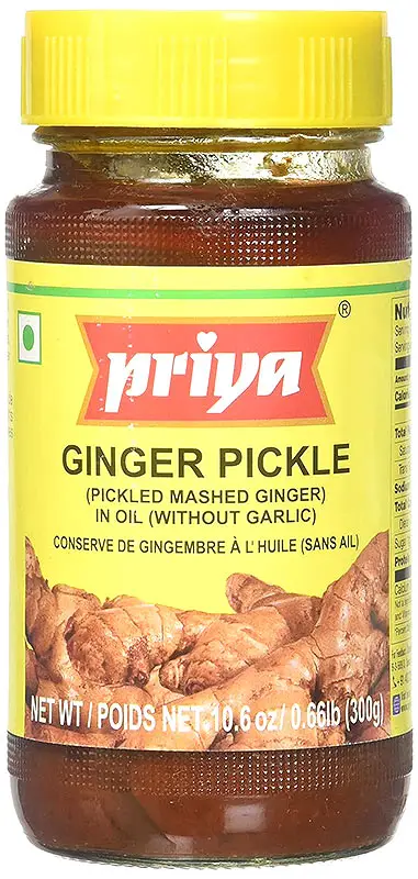 Priya Ginger Pickle Without Garlic