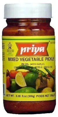 Priya Mixed Vegetable Pickle With Garlic