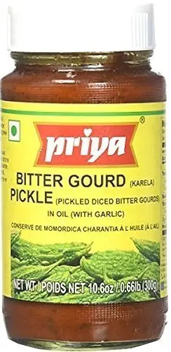 Priya Bitter Gourd (Karela) Pickle With Garlic