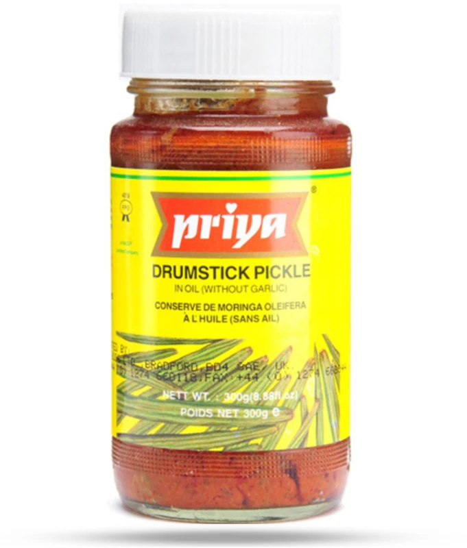 Priya Drumstick Pickle Without Garlic