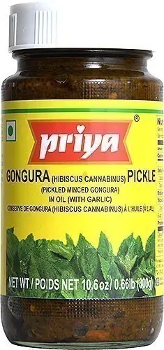 Priya Gongura Pickle with Garlic