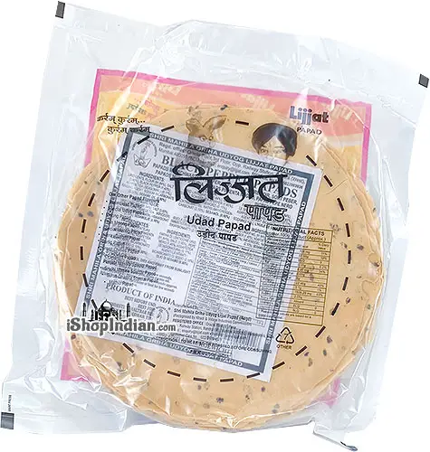 Lijjat Black Pepper (Udad) Papad