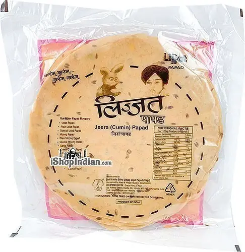 Lijjat Cumin (Jeera) Papad
