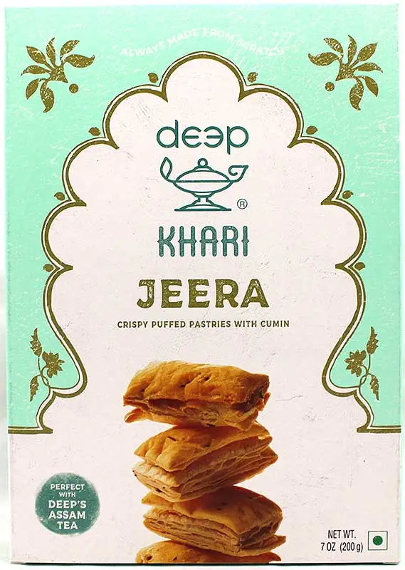 Deep Khari Biscuits (Puff Pastry)   Jeera (Cumin)