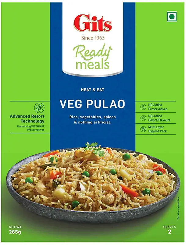 Gits Veg Pulao (Ready To Eat)