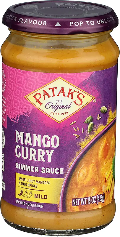 Patak's Mango Curry Simmer Sauce (Mild)