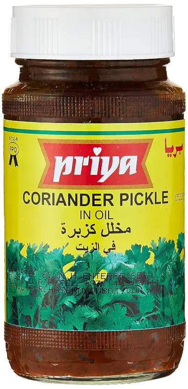 Priya Coriander Pickle With Garlic