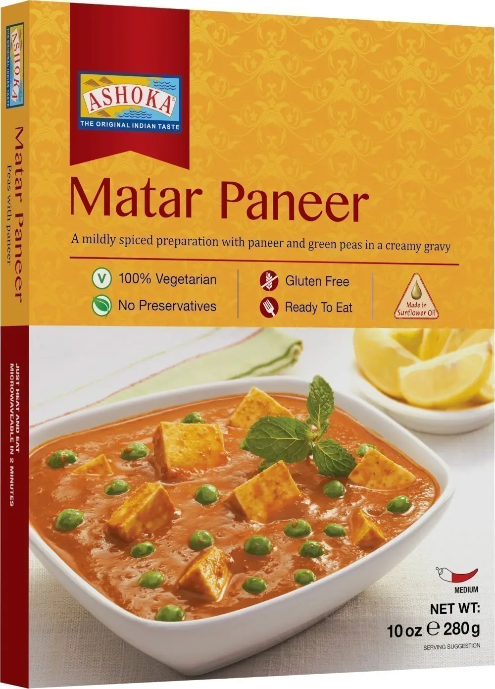 Ashoka Matar Paneer (Ready To Eat)