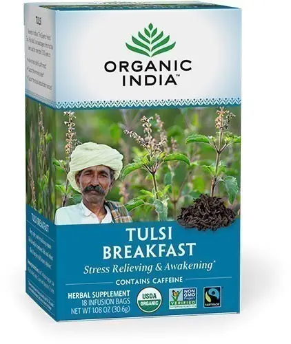 Organic India Tulsi Breakfast Tea