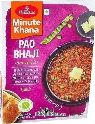 Haldirams Pao Bhaji   Minute Khana (Ready To Eat)