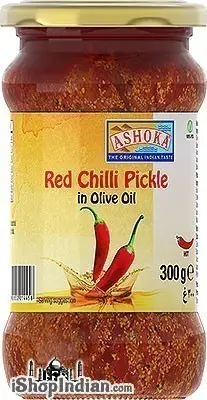 Ashoka Red Chilli Pickle In Olive Oil