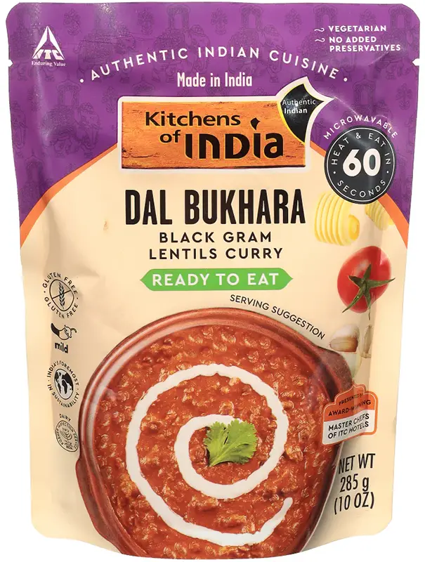 Kitchens Of India Dal Bukhara   Black Gram Lentils Curry (Ready To Eat)