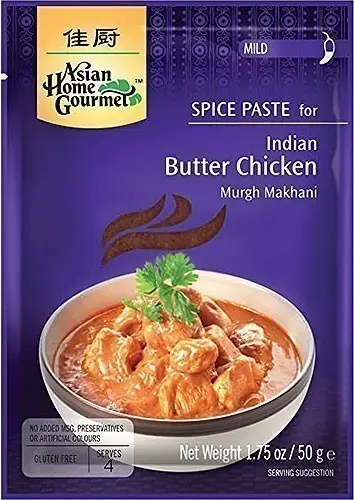 Asian Home Gourmet Butter Chicken (Makhani) Spice Paste   Mild