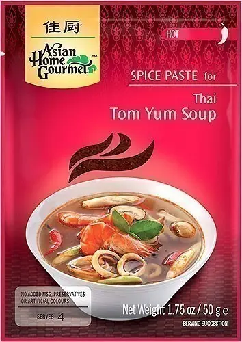 Asian Home Gourmet Thai Tom Yum Soup Spice Paste   Hot