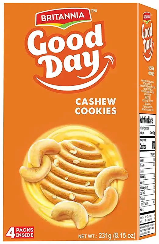 Britannia Good Day Cashew Cookies