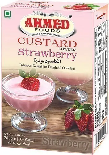 Ahmed Custard Powder   Strawberry Flavor