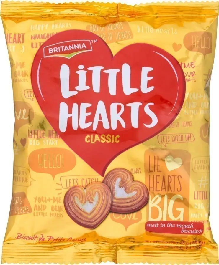 Britannia Little Hearts Biscuits