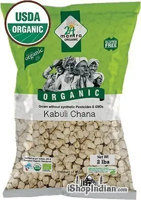 24 Mantra Organic Chick Peas / Kabuli Chana / Garbanzos